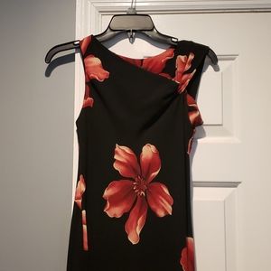 Long,  floral dress